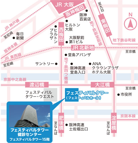 最寄り駅は「渡辺橋駅」「肥後橋駅」